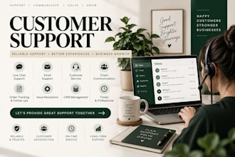 be your customer support and chat support specialist