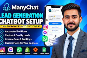 build a manychat lead generation chatbot
