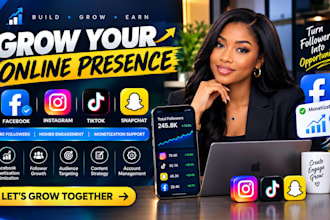 boost facebook monetization and grow instagram, tiktok, and snapchat followers