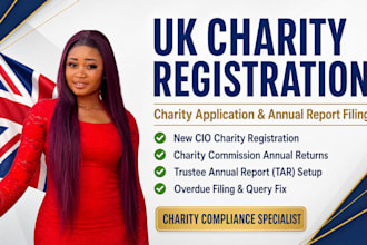 register UK charity with charity commission charity application annual report