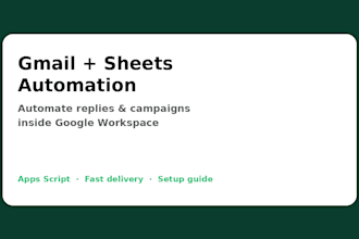 automate gmail and google sheets workflows with apps script