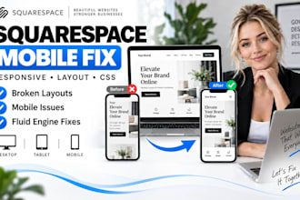 fix squarespace mobile responsiveness and broken squarespace website layouts