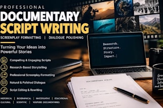 film script screenplay screenwriting dialogue polishing feature film tv series