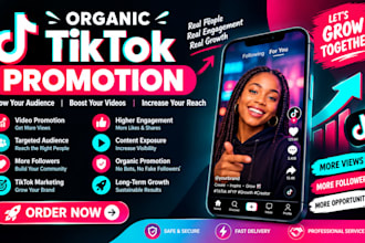 do organic tiktok promotion tiktok marketing tik tok video promotion followers