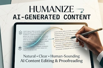 humanize and edit ai generated content