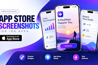 design high converting ios app store screenshots