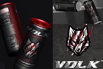 design beer soda energy drink and beverage can labels