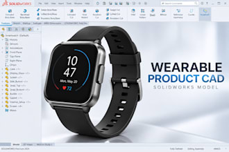 design wearable product cad solidworks fusion 360 autocad prototype modeling