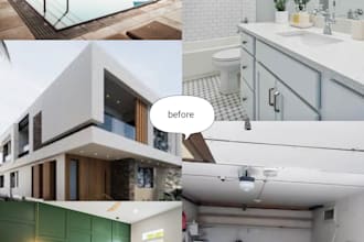 do  design a modern real estate flyer
