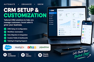 setup crm and automation