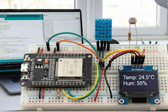 develop esp32 arduino stm32 embedded firmware iot and microcontroller