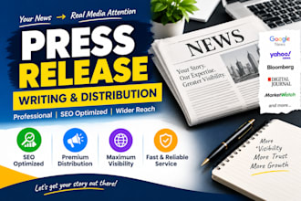 write SEO press release and distribute your news professionally