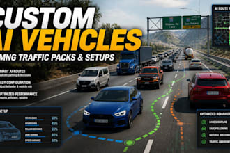 create custom beamng traffic packs and ai vehicle setups