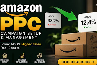 setup and manage amazon ppc campaigns to lower acos