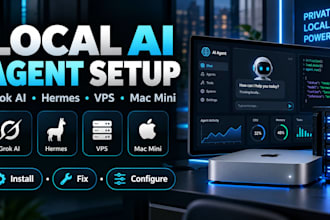 fix configure install setup local ai grok bot mac mini vps grok ai agent hermes