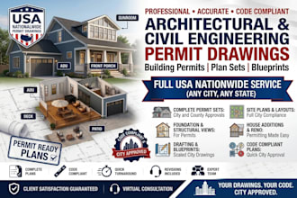 city permit drawings as architect building permit plan blueprints civil engineer