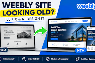 design or redesign a professional weebly website for your business