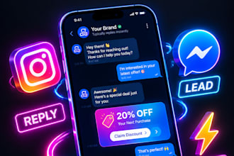 build manychat automation for instagram, facebook, and whatsapp