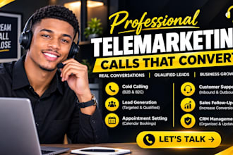 do b2b telemarketing, cold calling, lead generation and appointment setting