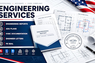 provide engineering reports adu plans hvac letters and pe seals in tx pa ga co