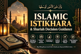 provide authentic islamic istikhara and shariah decision guidance