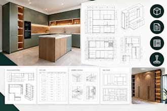 create cabinet shop drawings, cut lists, joinery and cnc files