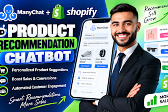 build a manychat product recommendation chatbot