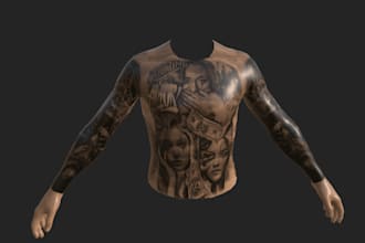 create custom full body tattoo for fivem