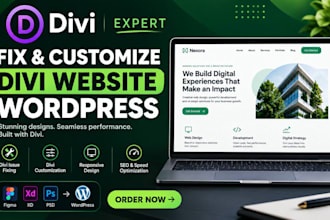 fix divi issue customize divi wordpress website  figma to xd to wordpress to psd