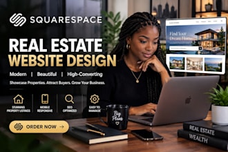 design a squarespace real estate website for your property business