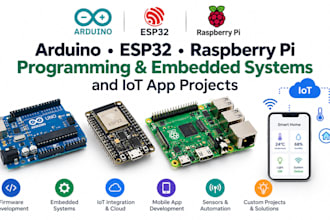 do arduino esp32 raspberry pi programming embedded systems and iot app projects