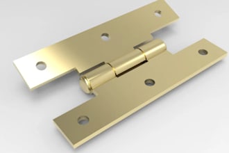 design custom hinges, latches, brackets, door handle and mechanical hardware