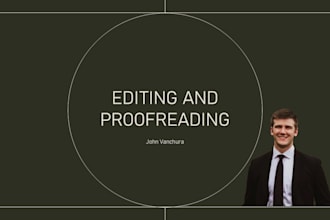 edit and proofread your writing