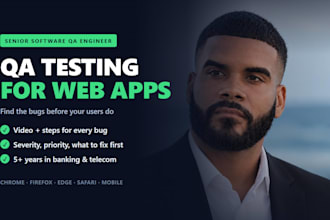 do QA testing of your web app and report bugs with video evidence