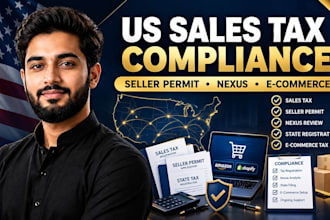 handle US sales tax, seller permit, e commerce tax, nexus and state registration