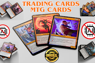 design custom mtg trading card games tcg dnd collectible cards ttrpg board games