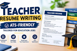 write an ats friendly teacher resume for education jobs