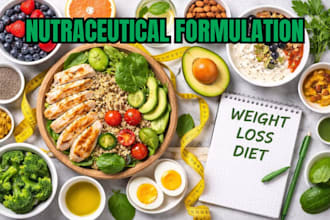 formulate nutraceutical supplements, vitamins, herbal products, dietary formular