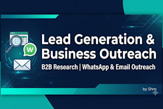 do lead generation and business outreach for your company