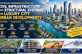 civil infrastructure and structural systems for luxury city urban developments