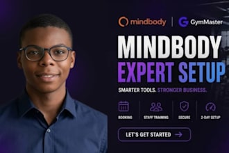 setup mindbody, gymmaster, fitness booking system, or wellness CRM