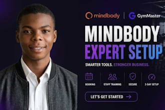 setup mindbody, gymmaster, fitness booking system, or wellness CRM