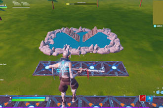 create 1v1 fortnite map using uefn, boxfight, zonewar, red vs blue, bed war, 2v2