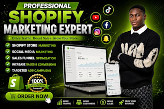 boost shopify sales with shopify marketing tiktok facebook ads ecommerce growth