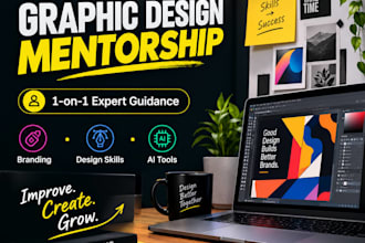 mentor you in graphic design, branding, and ai design
