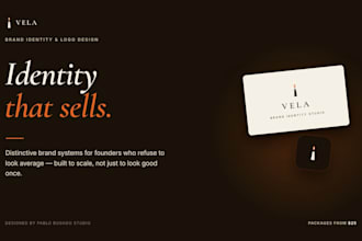 design a minimalist brand identity and logo