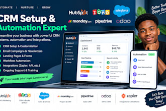 setup crm and automation