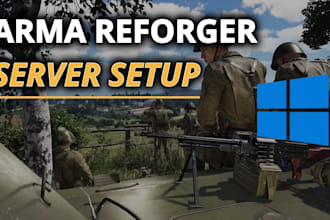 custom arma reforger dedicated server installation, arma reforger server setup