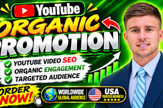 promote your youtube videos organically for channel growth