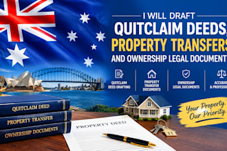 draft quit claim deed property transfer and ownership legal document